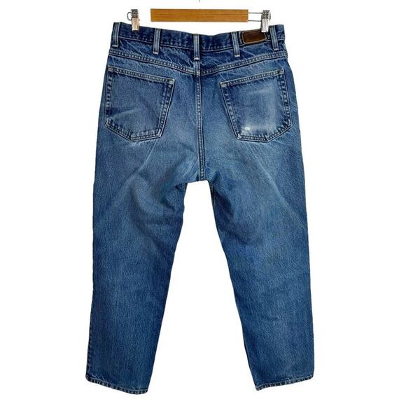 LL Bean 220626 Mens Straight Jeans Classic Fit Blue Denim 100% Cotton 34 x 29 - Picture 9 of 16